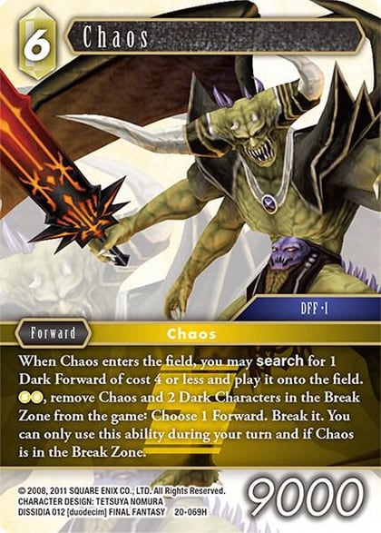 Chaos, Dawn of Heroes 20-069H