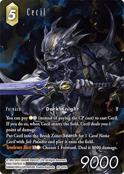 Cecil (Full Art) (075), Dawn of Heroes 20-075L