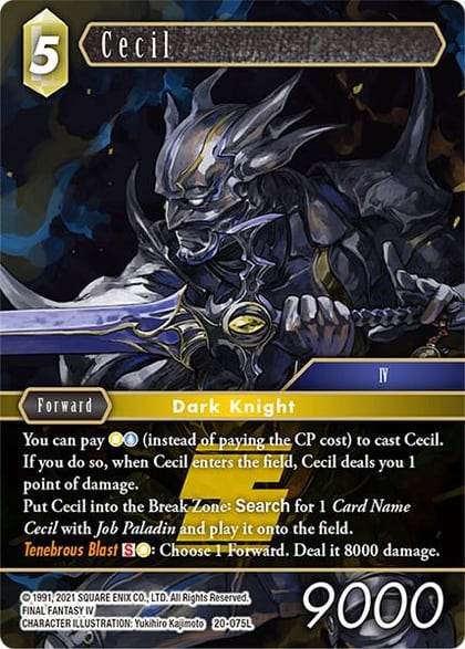 Cecil (075), Dawn of Heroes 20-075L