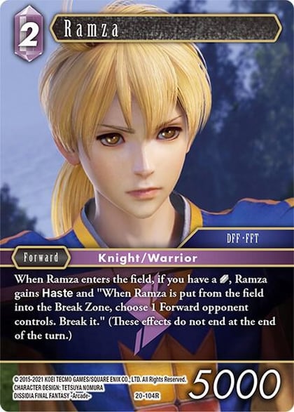 Ramza, Dawn of Heroes 20-104R