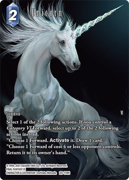Unicorn (Full Art), Dawn of Heroes 20-118H