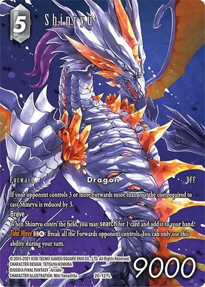 Shinryu (Full Art), Dawn of Heroes 20-127L