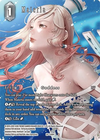 Materia (Full Art), Dawn of Heroes 20-128H