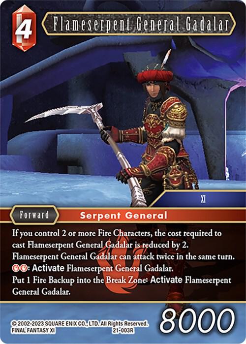 Flameserpent General Gadalar, Beyond Destiny 21-003R