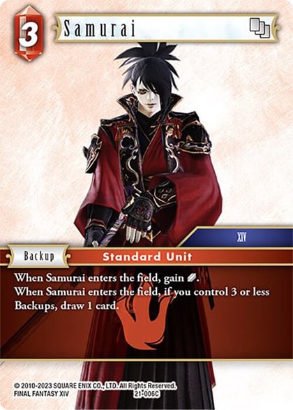 Samurai, Beyond Destiny 21-006C