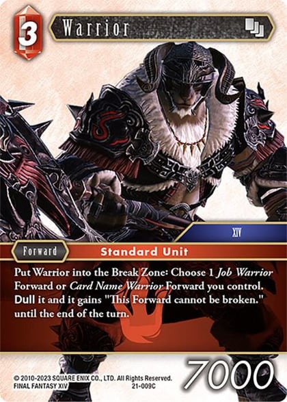 Warrior, Beyond Destiny 21-009C
