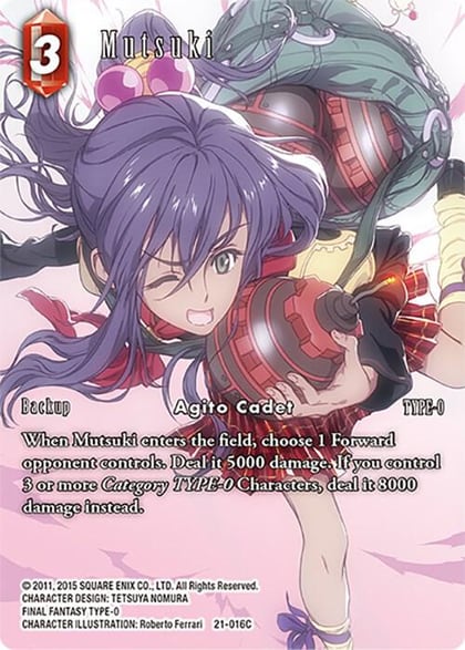 Mutsuki (Full Art), Beyond Destiny 21-016C