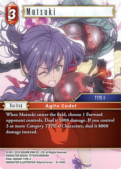 Mutsuki, Beyond Destiny 21-016C