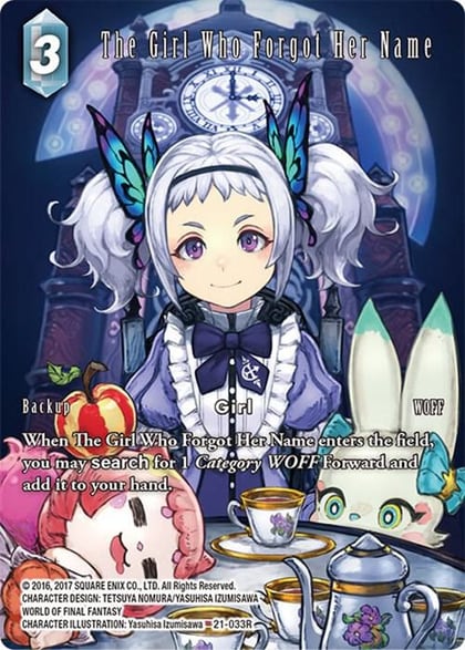 The Girl Who Forgot Her Name (Full Art), Beyond Destiny 21-033R