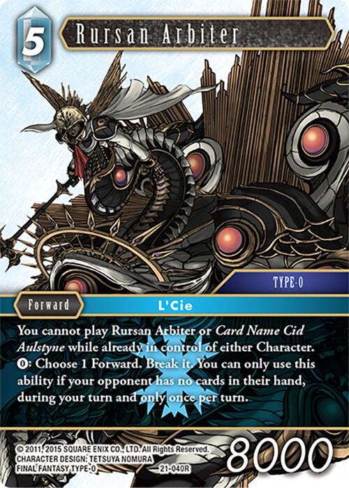 Rursan Arbiter, Beyond Destiny 21-040R