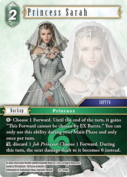 Princess Sarah, Beyond Destiny 21-048L