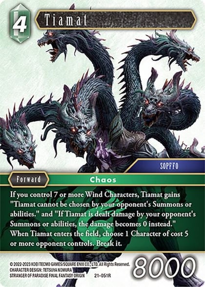 Tiamat, Beyond Destiny 21-051R