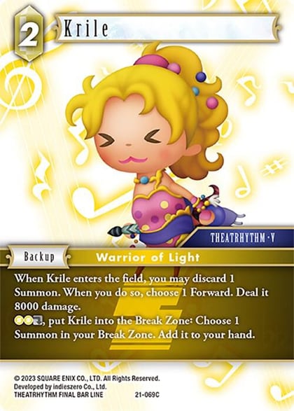 Krile, Beyond Destiny 21-069C