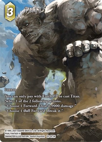 Titan (Full Art), Beyond Destiny 21-071H