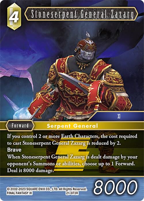 Stoneserpent General Zazarg, Beyond Destiny 21-073R
