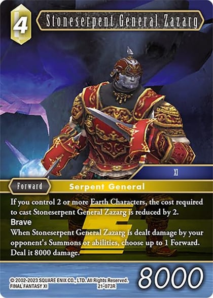 Stoneserpent General Zazarg, Beyond Destiny 21-073R