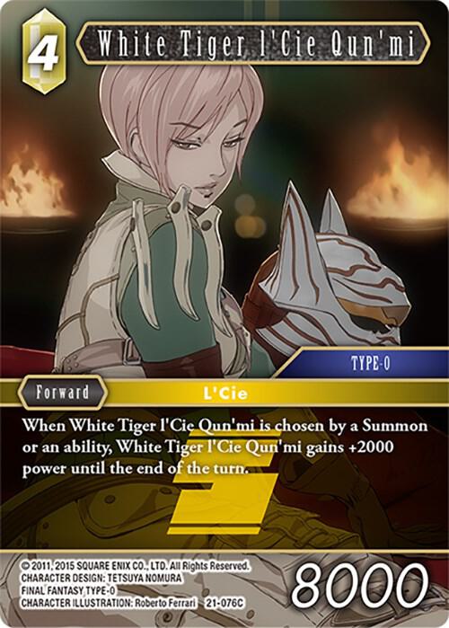 White Tiger l'Cie Qun'mi, Beyond Destiny 21-076C