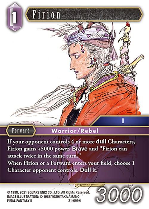 Firion - 099H, Beyond Destiny 21-099H