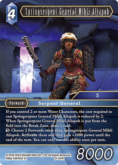 Springserpent General Mihli Aliapoh, Beyond Destiny 21-107R