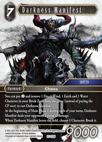 Darkness Manifest, Beyond Destiny 21-123H