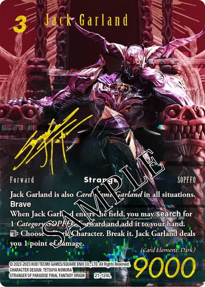 Jack Garland (Special Edition), Beyond Destiny 21-124L