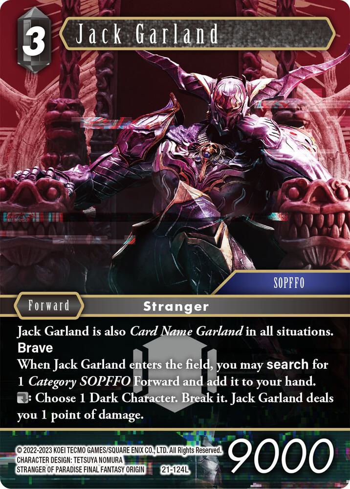 Jack Garland, Beyond Destiny 21-124L