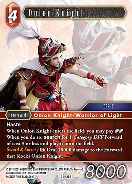 Onion Knight, Beyond Destiny 21-125S