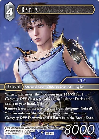 Bartz, Beyond Destiny 21-134S