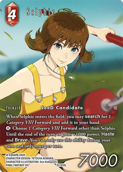 Selphie (Full Art), Hidden Hope 22-010L