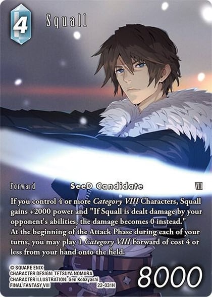 Squall (Full Art), Hidden Hope 22-031H