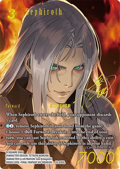 Sephiroth (Full Art Signature), Hidden Hope 22-032L