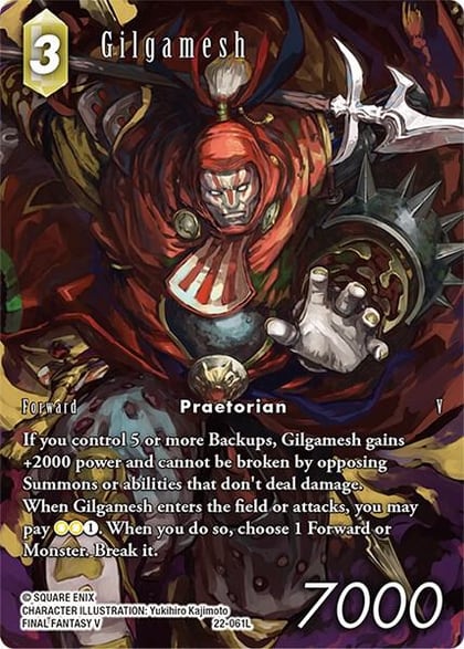 Gilgamesh (Full Art), Hidden Hope 22-061L