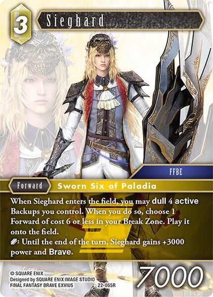 Sieghard, Hidden Hope 22-065R