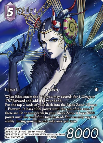 Edea (Full Art), Hidden Hope 22-075H