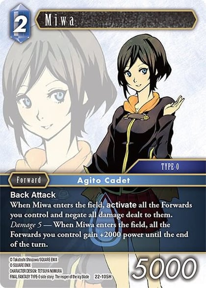 Miwa, Hidden Hope 22-105H