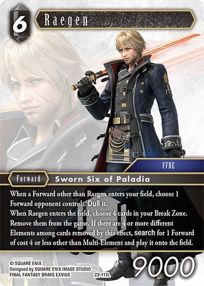 Raegen, Hidden Hope 22-111L