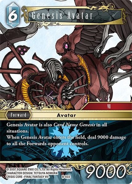 Genesis Avatar, Boss Deck: Final Fantasy VII B-033
