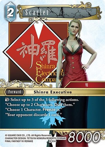 Scarlet, Boss Deck: Final Fantasy VII B-034