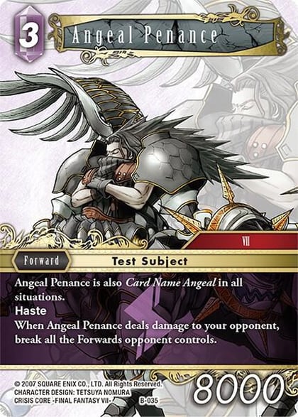 Angeal Penance, Boss Deck: Final Fantasy VII B-035