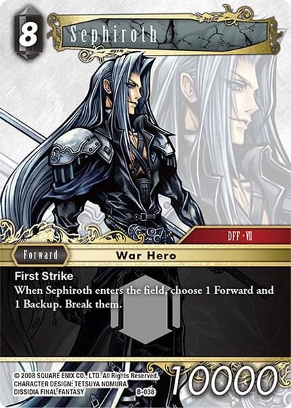 Sephiroth (B-038), Boss Deck: Final Fantasy VII B-038