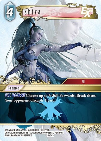 Shiva EX, Boss Deck: Final Fantasy VII B-043