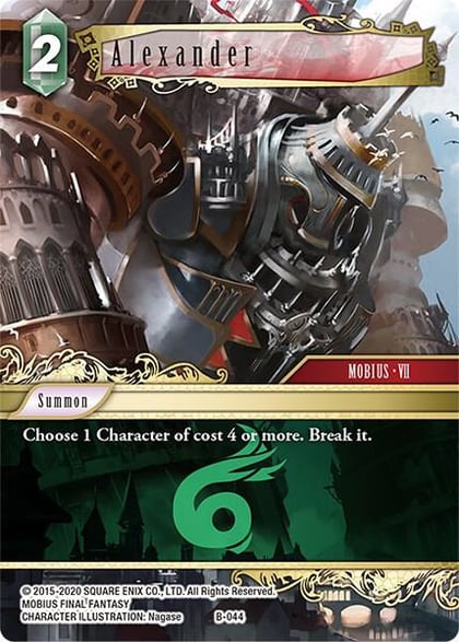 Alexander, Boss Deck: Final Fantasy VII B-044
