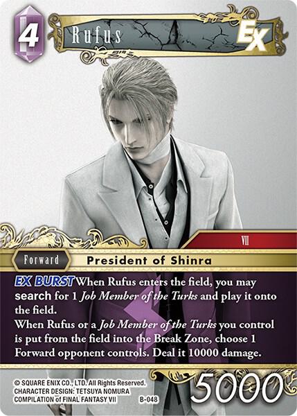 Rufus EX, Boss Deck: Final Fantasy VII B-048