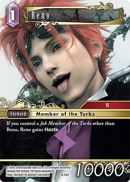 Reno, Boss Deck: Final Fantasy VII B-050