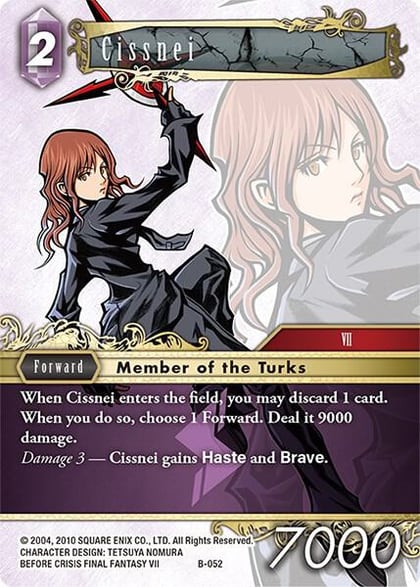 Cissnei, Boss Deck: Final Fantasy VII B-052