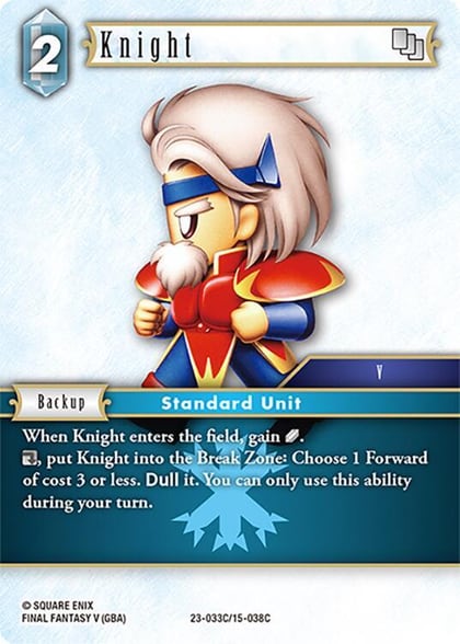 Knight, Hidden Trials 23-033C/15-038C