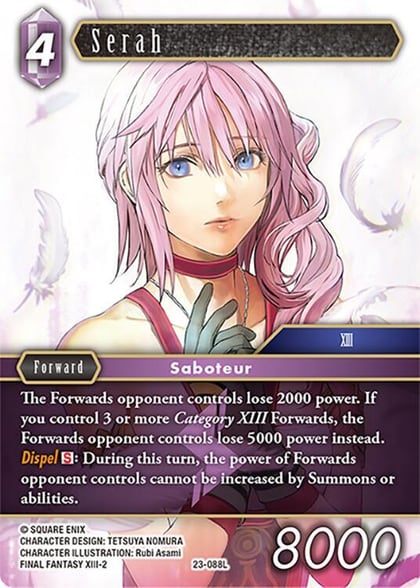 Serah, Hidden Trials 23-088L