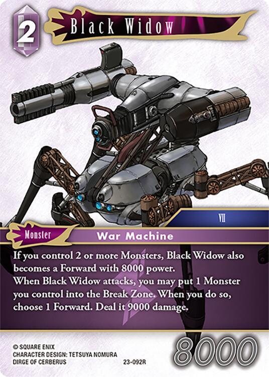 Black Widow, Hidden Trials 23-092R