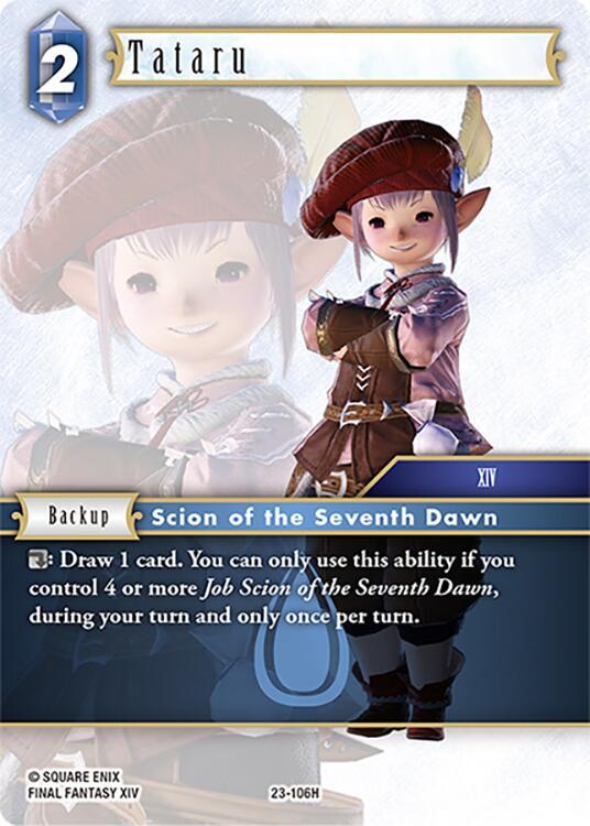 Tataru, Hidden Trials 23-106H