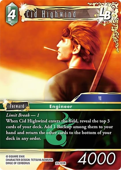 Cid Highwind LB, Hidden Trials 23-122R